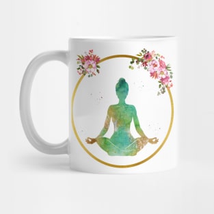 Yoga meditation Mug